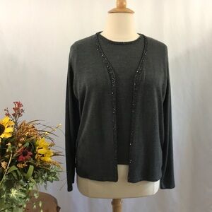 💕 Jennifer Moore Embellished Sweater Set 💕